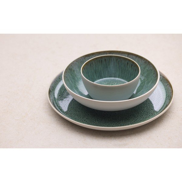 Бяла/зелена глинена купичка 400 ml Gastro White/Green – Bitz-image-1