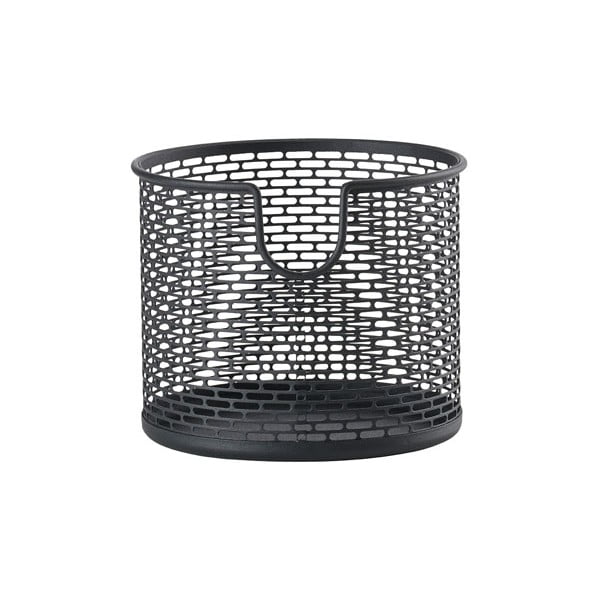 Черна метална кошница за съхранение , ø 10 cm Inu - Zone
