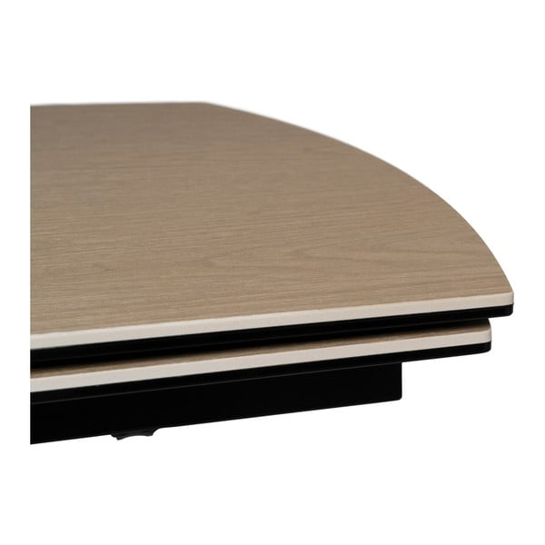 Сгъваема трапезна маса с допълнителна плоча 90x180 cm Rocía – Ixia-image-3