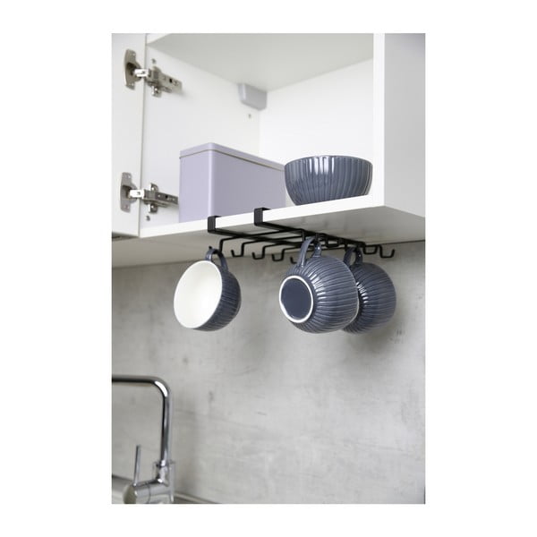 Черна двуредова стойка за 8 чаши - Wenko-image-1