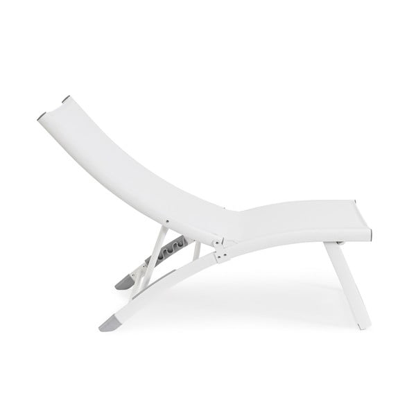 Бял градински шезлонг метален Taylor   – Bizzotto-image-3