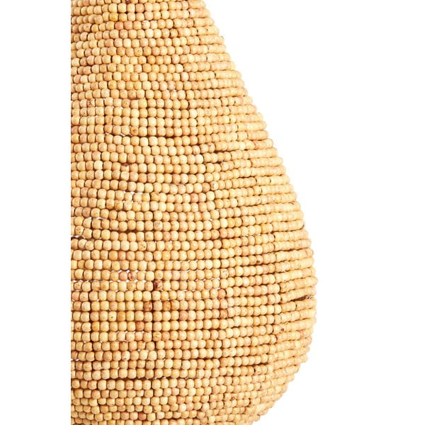 Висящо осветително тяло в естествен цвят с дървен абажур ø 31 cm Kabinda – Light & Living-image-3