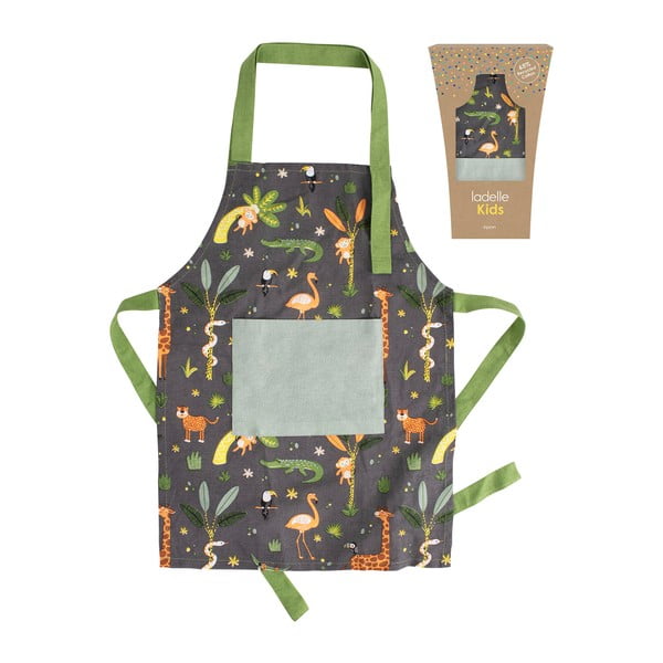 Памучна детска престилка Jungle - Ladelle-image-2
