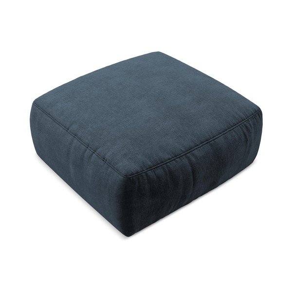 Тъмносиня шенилова табуретка Kuki – Makamii-image-2