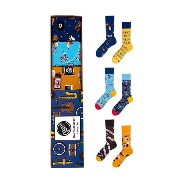 Комплект от 3 чифта чорапи, размер 35-38 Hobby - Many Mornings