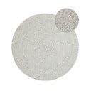 Бял/бежов кръгъл външен килим ø 200 cm - NORTHRUGS