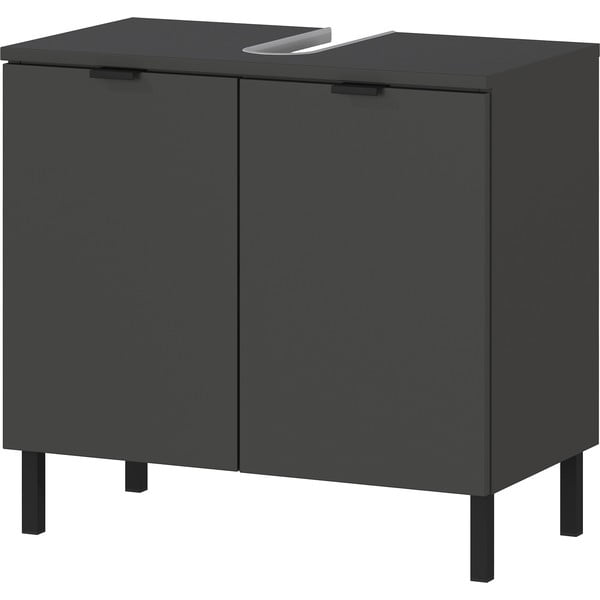 Антрацитен шкаф за мивка 60x56 cm Arcena – Germania-image-2