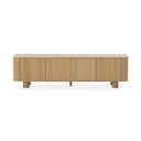 Маса за телевизор от декор от дъб  в естествен цвят 180x50,5x40 cm Padoc – MOME