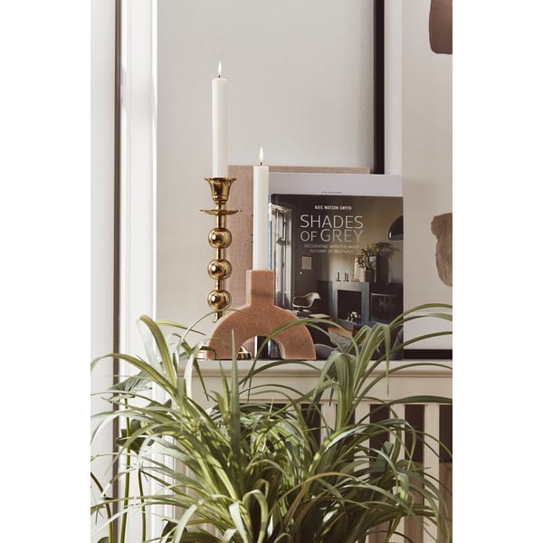Метален свещник в златист цвят - Bahne & CO-image-2