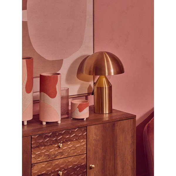 Скрин в тъмно естествен цвят 114x70x39 cm Frida – Premier Housewares-image-2
