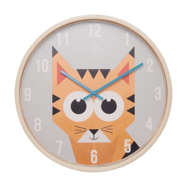 Nástěnné hodiny Present Time Geo Tiger, 30 cm