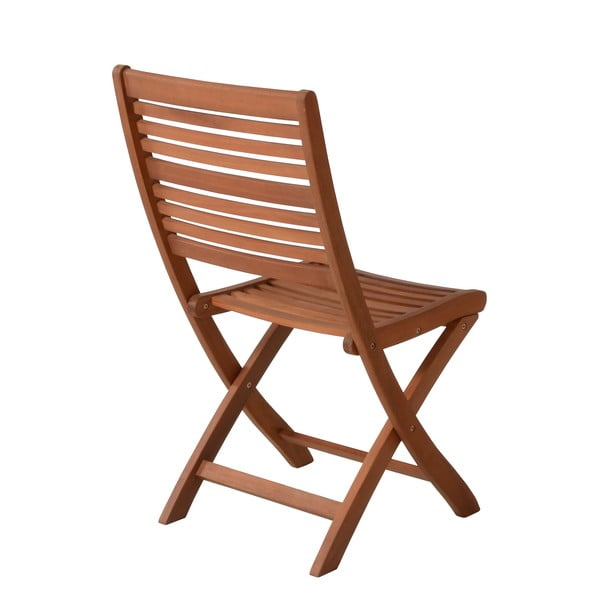 Градински столове в комплект от 2 бр. от масивно дърво в естествен цвят Savannah – Garden Pleasure-image-2