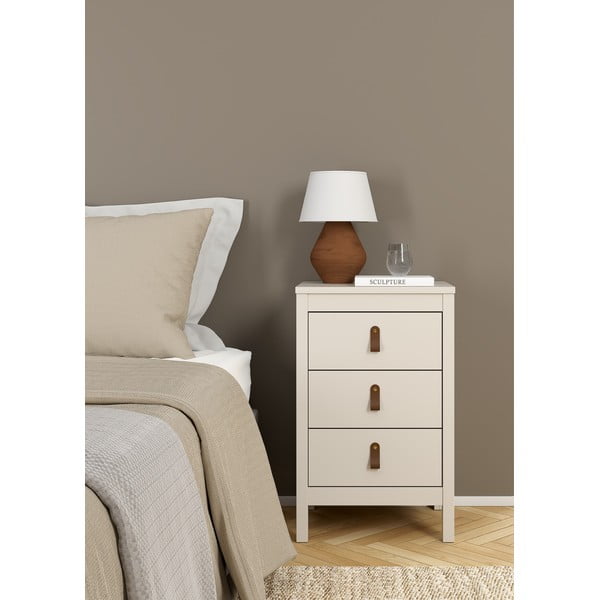Сиво-бежово нощно шкафче Madrid – Tvilum-image-3