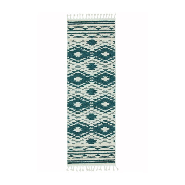 Зелен килим , 80 x 240 cm Taza - Asiatic Carpets
