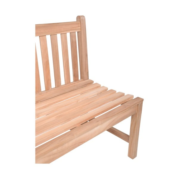 Градинска пейка от масивно дърво в естествен цвят Solo – Garden Pleasure-image-3