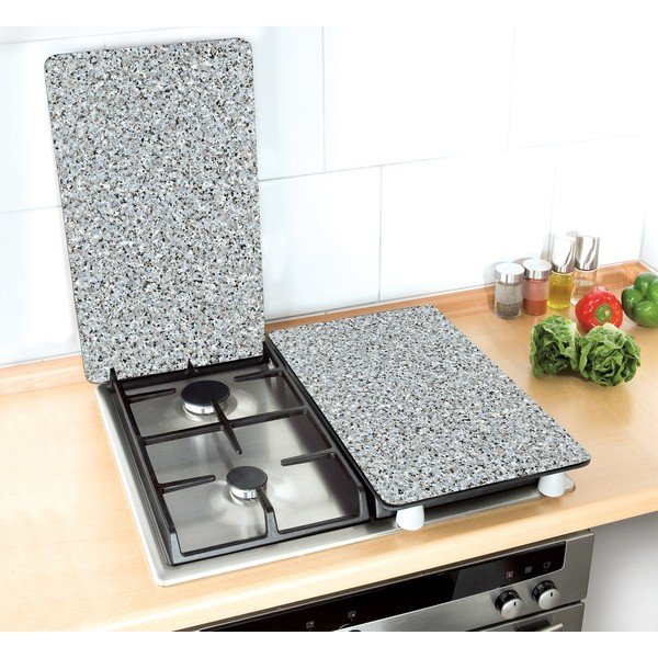Комплект от 2 стъклени капака за готварска печка Granite, 52 x 30 cm - Wenko-image-3