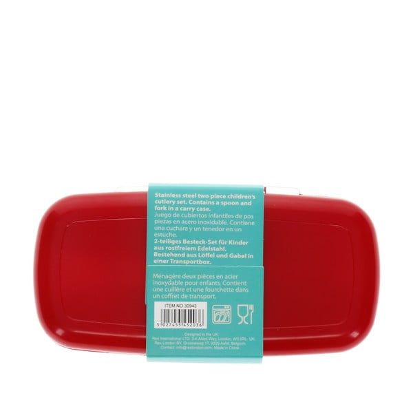 Детски прибори за хранене 2 бр. от неръждаема стомана Baby Dinos – Rex London-image-4