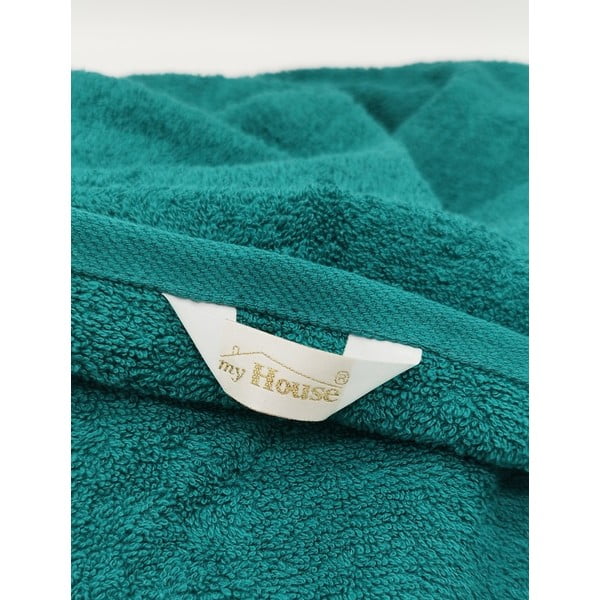 Плажна кърпа в цвят петрол 100x180 cm Big - My House-image-1