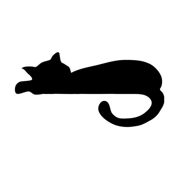 Спяща котка Мини стикер - Ambiance-image-2