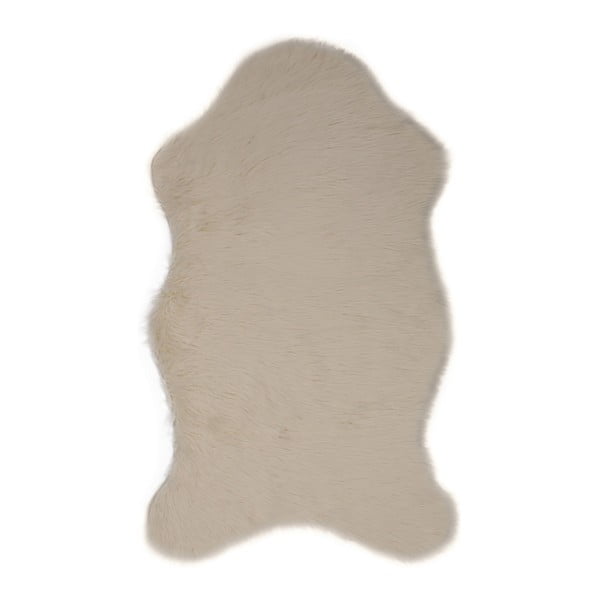 Кремав килим от изкуствена кожа Pelus Cream, 90 x 150 cm - Unknown