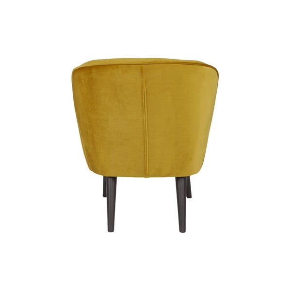 Стол в цвят горчица Sara - WOOOD-image-4