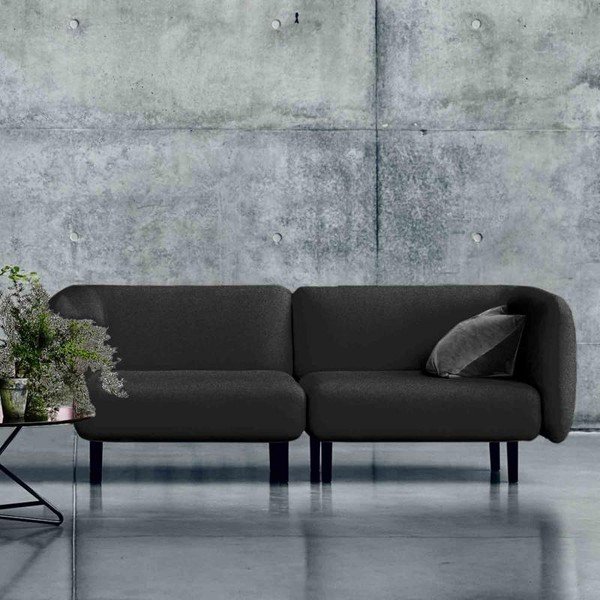 Антрацитен диван , 230 см Elle - Softline-image-1