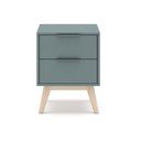 Нощно шкафче сиво-зелено Pisco – Marckeric
