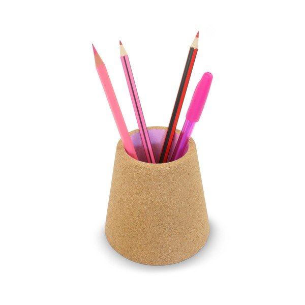 Růžový korkový stojánek J-Me Cone-image-4