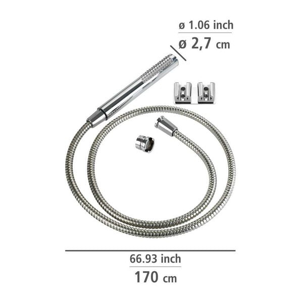 Душ маркуч за умивалник с двойна стенна скоба - Wenko-image-3