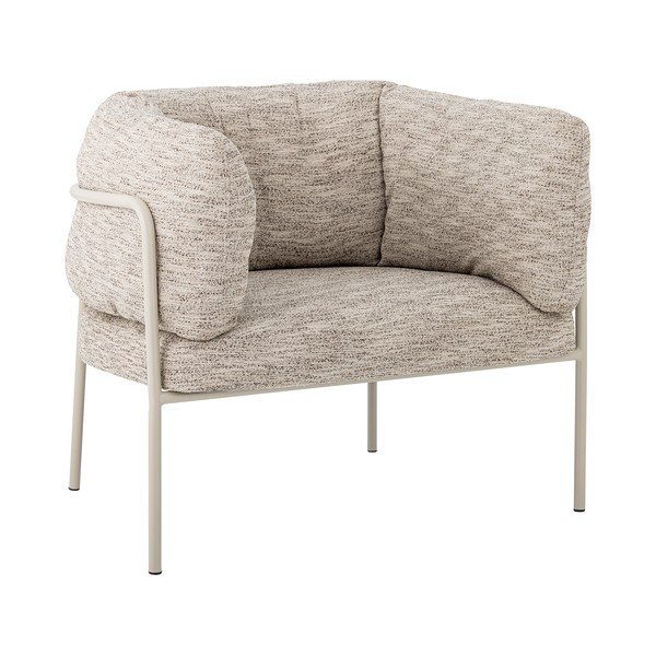 Сиво-бежово кресло Karel – Bloomingville