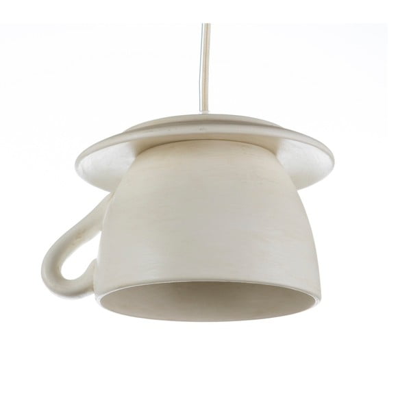 Bílé keramické stropní svítidlo Creative Lightings Coffee