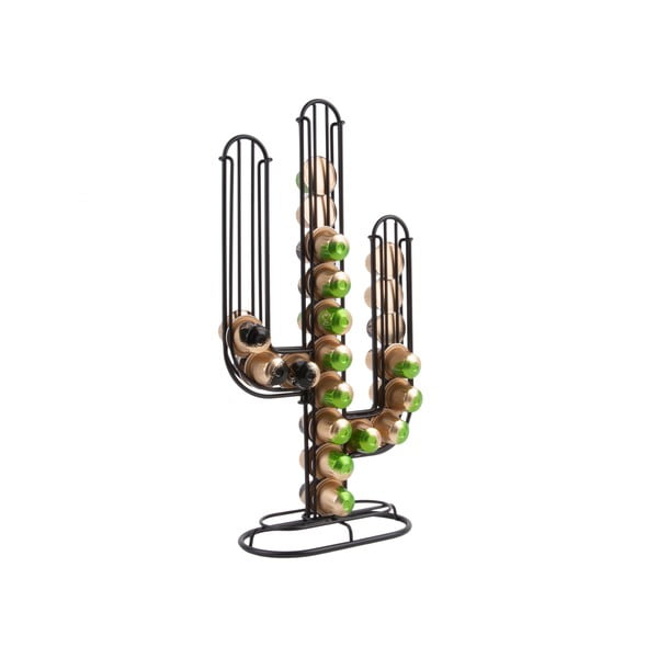 Черна поставка за капсули за кафе Cactus - PT LIVING