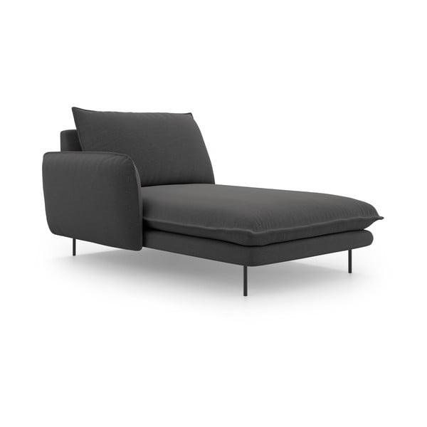 Тъмносив стол за отдих, ляв ъгъл Vienna - Cosmopolitan Design-image-2