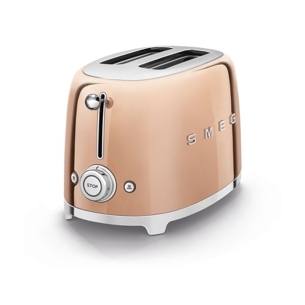 Тостер в цвят розово злато 50's Retro Style - SMEG-image-2