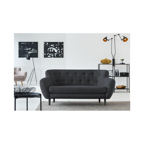 Тъмносив диван Cosmopolitan design , 162 см Hampstead - Cosmopolitan Design-image-4