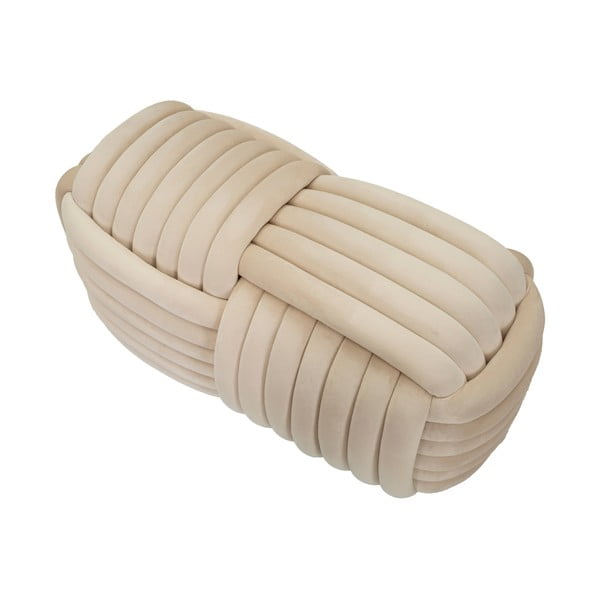 Кремава кадифена пейка Softy – Mauro Ferretti-image-3