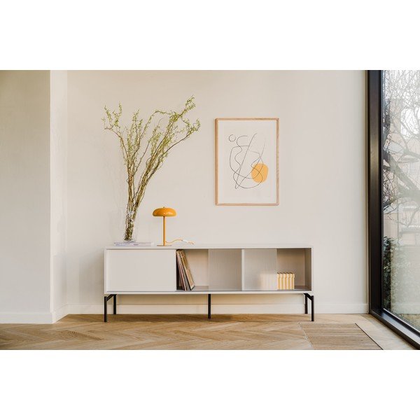 Сиво-бежова маса за телевизор 160x60x42 cm Met – noo.ma-image-1