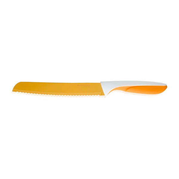 Оранжев нож за хляб с антизалепващо покритие - Brandani