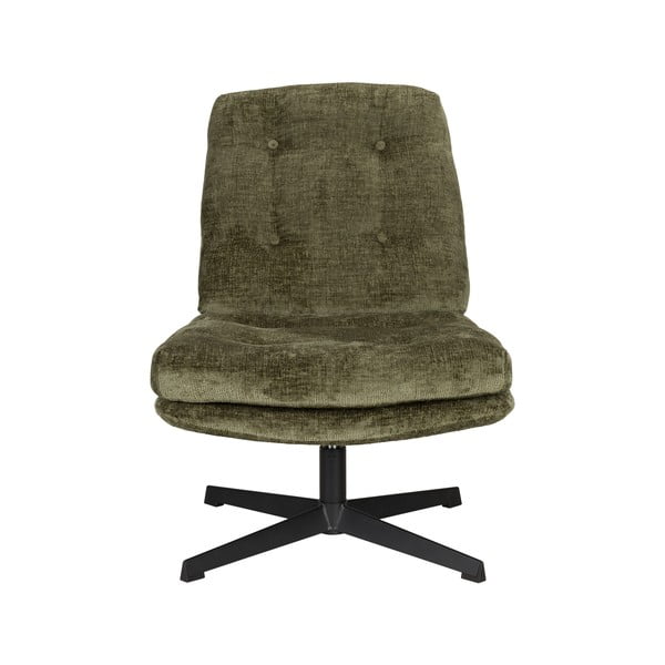 Зелено въртящо се кресло Kai – White Label-image-1