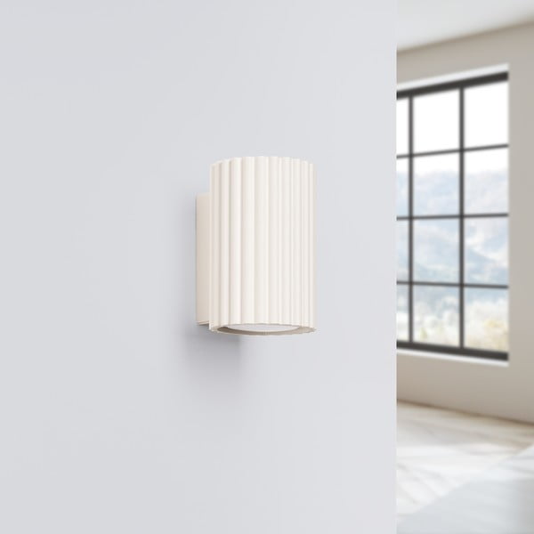 Кремава стенна лампа Gleam – Sollux-image-3