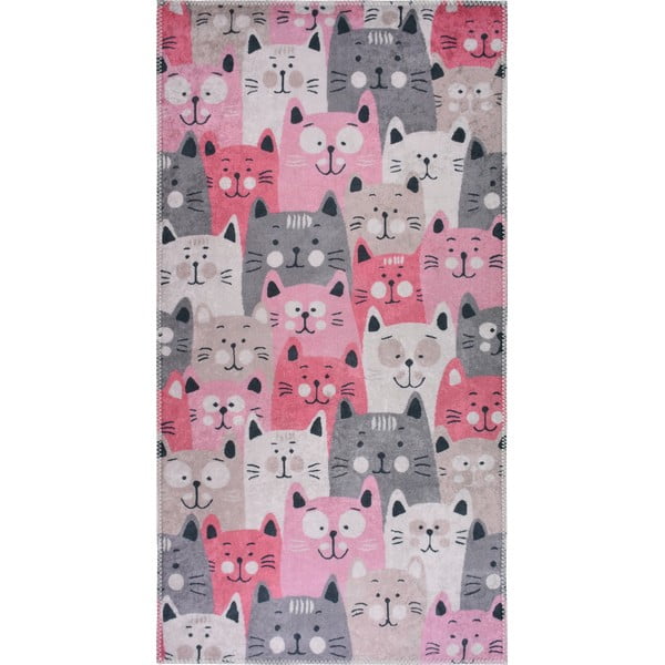 Розов детски килим 120x180 cm Silly Cats – Vitaus