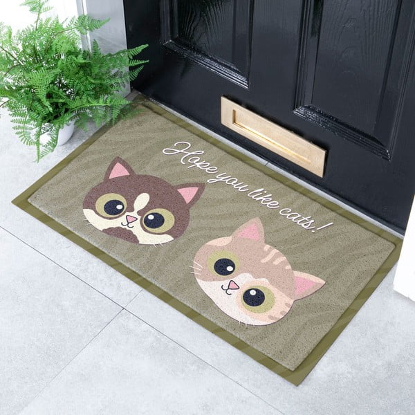 Изтривалка 40x70 cm Hope You Like Cats – Artsy Doormats-image-1