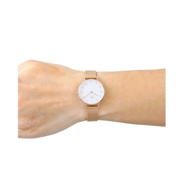 Dámské hodinky v růžovozlaté barvě Daniel Wellington Petite Mel, ⌀ 28 mm-image-3