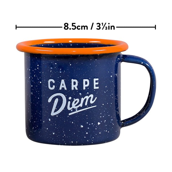 Сини емайлирани чаши в комплект от 2 чаши от 0,12 л - Gentlemen's Hardware-image-2