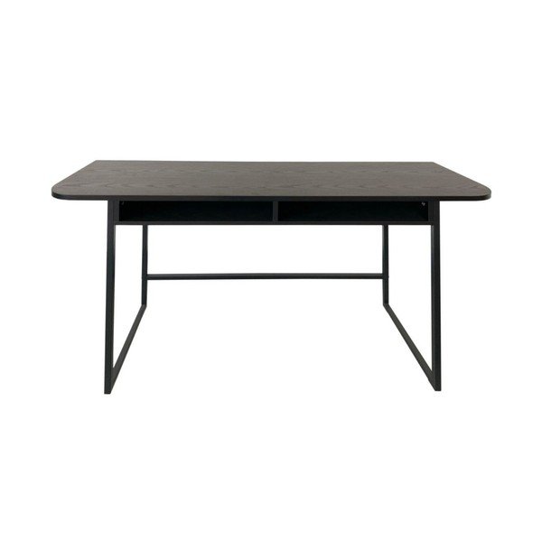 Черна конзолна маса от декор от ясен 40x140 cm Darlington – Actona