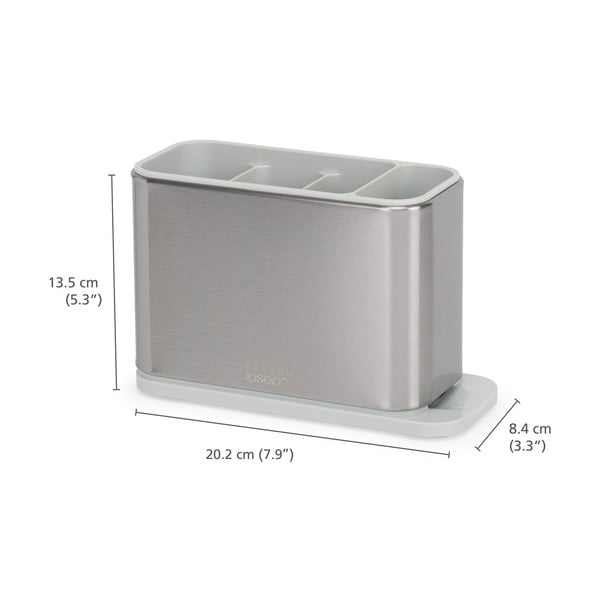 Метална тавичка за оттичане за прибори в сребрист цвят  Surface – Joseph Joseph-image-4