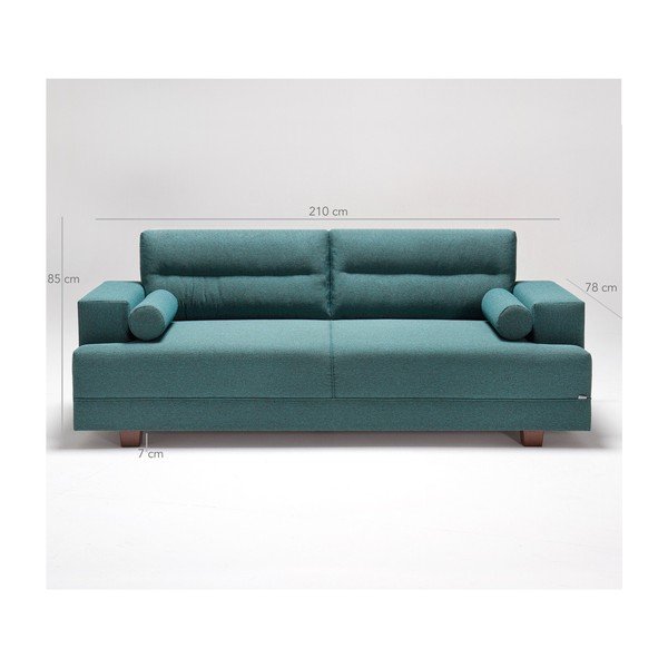 Тюркоазен диван Charlie - Balcab Home-image-1