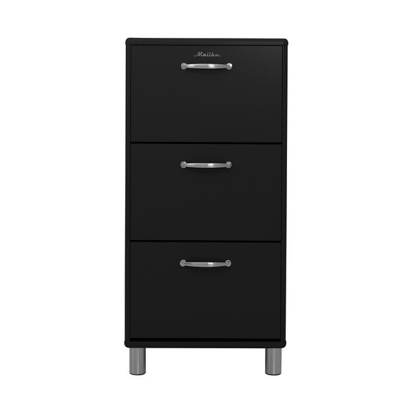 Черна закачалка за обувки с панти Malibu - Tenzo-image-1