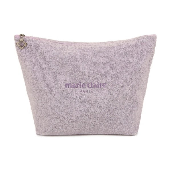 Лилава козметична чанта от изданието Marie Claire, дължина 22 cm - Unknown