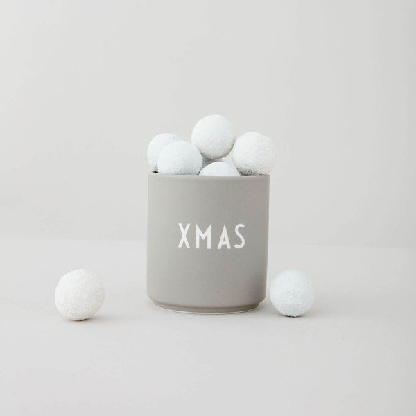 Сива чаша от имитиращ порцелан , 0,25 л Favourite - Design Letters-image-3